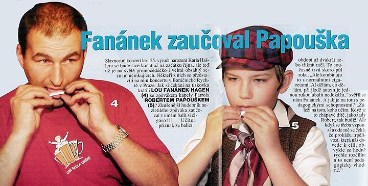 Fannek zauoval Papouka